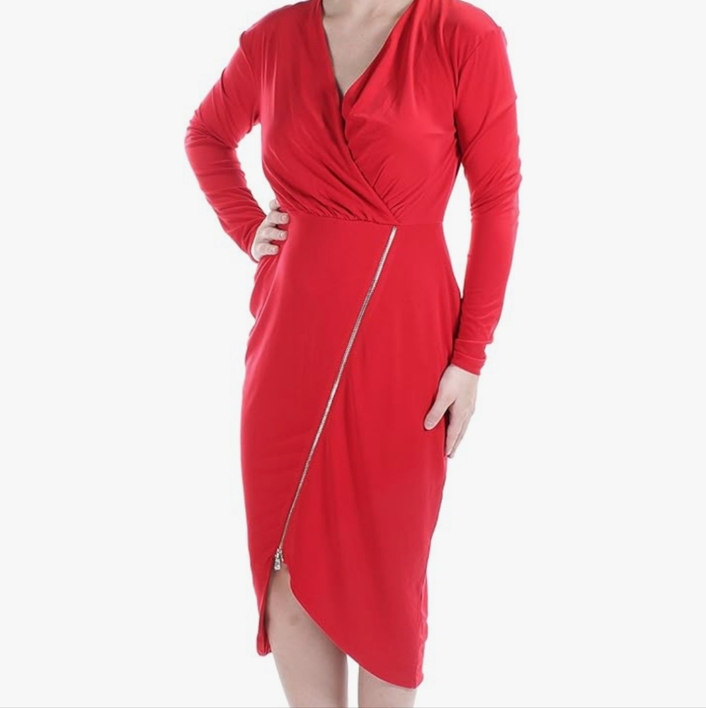 Rachel Rachel Roy Women's LongSleeve Zip Front Dress